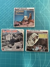Vintage ViewMaster Moses and the Ten Commandments, Birth Of Jesus, The Holy Land