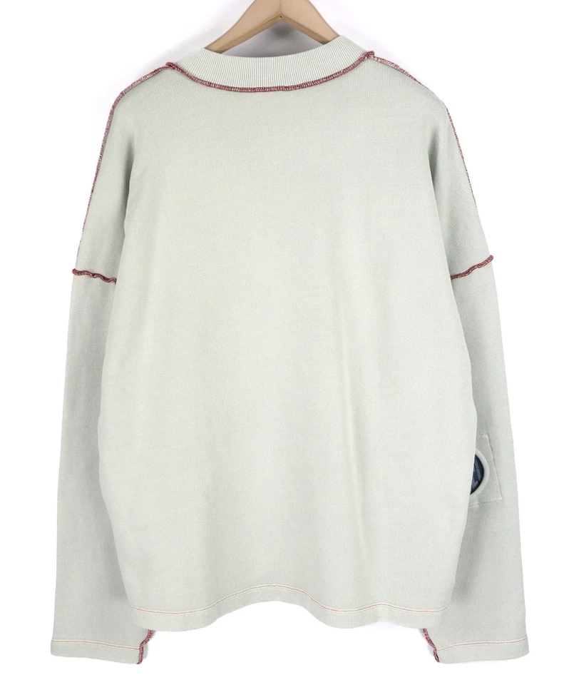 Sweat À Capuche Oversize Pour Hommes Diesel S-Molock Gris Clair L RRP€195 - Photo 2/4