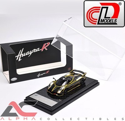 LCD MODELS LCD64028 1:64 PAGANI HUAYRA R (BLACK CARBON) SUPERCAR DIECAST