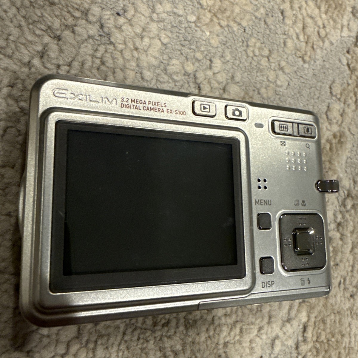 CASIO EXILIM EX-S100 3.2MP Digital Camera Only Works With Charger