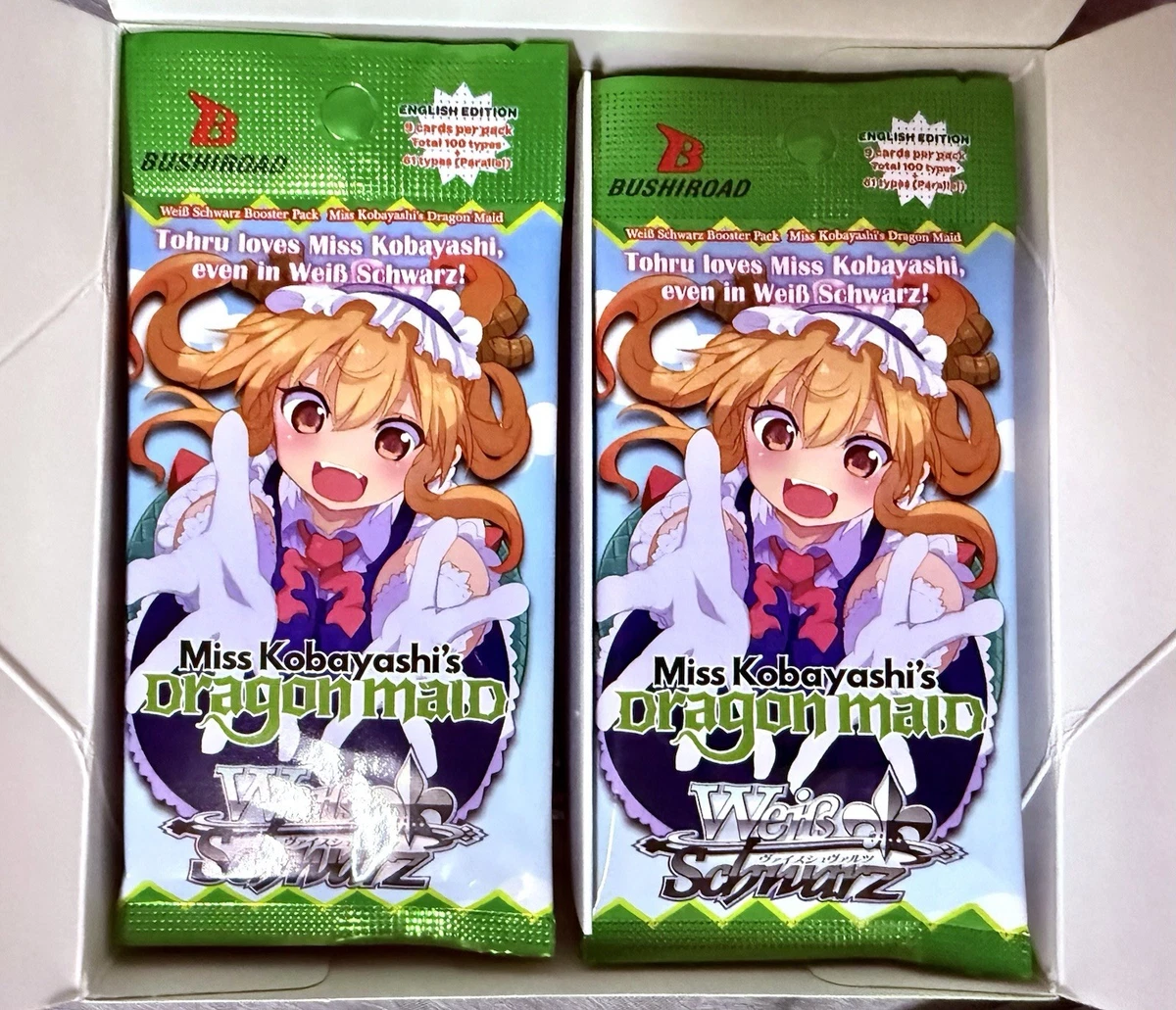 Weiss Schwarz Miss Kobayashi's Dragon Maid Booster Pack Eng | eBay