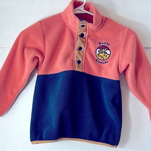 Banff Canada Pullover Pink Size 4 Coastal Culture - Picture 1 of 7