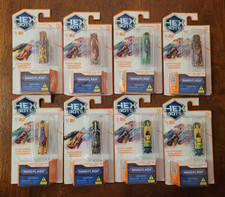 Lot of 8 - Hex Bots NanoFlash Series 01  02 Light Up Toy NEW