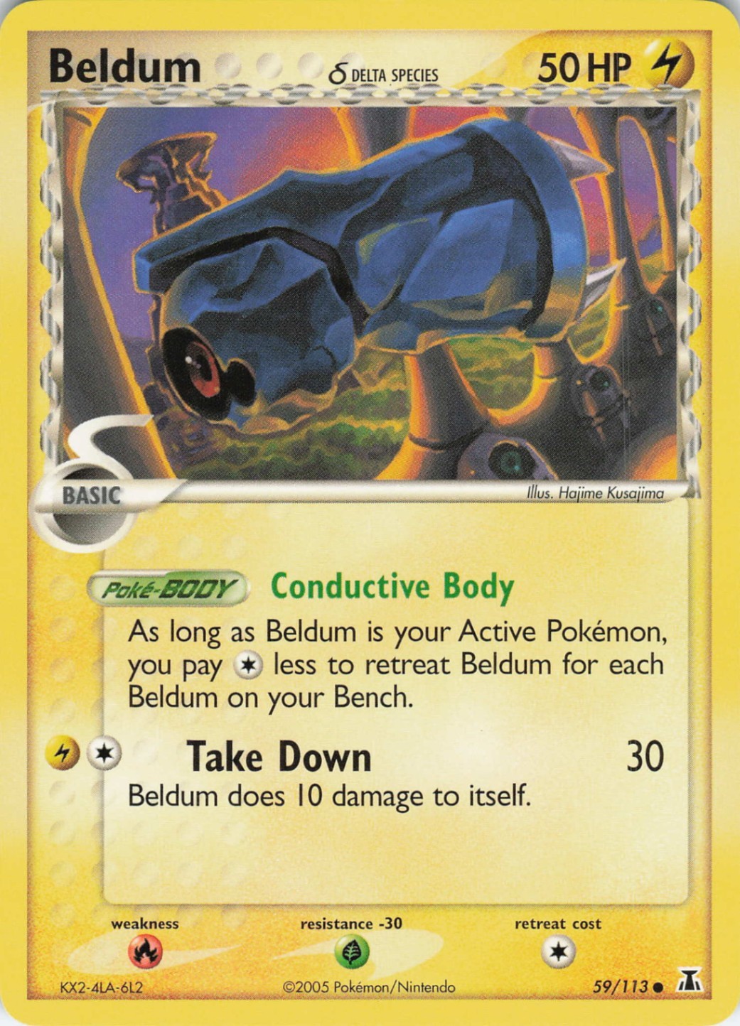 Beldum 59/113 Delta Species Common regular NM Pokémon TCG