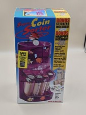 Vintage Super Coin Sorter. Made In USA. One Sticker Missing.