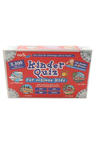 noris Spiele 606013595 - Kinderquiz ab 4 Jahren, Kinderspiel