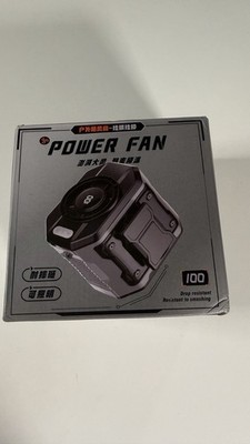 Power Fan Portable Battery-Powered Fan, Black, Drop Resistant Model Power Fan