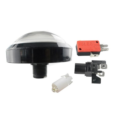 #ad 60mm White Arcade Round Push Button Illumilated 12V LED Light w Microswitch $9.19