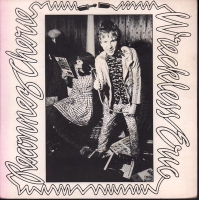 Wreckless Eric Reconnez Cherie 7'' vinyl UK Stiff 1978 4 prong label design in