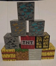Minecraft Lot Of 10 Blocks (1.5 Inch) - Diamo...