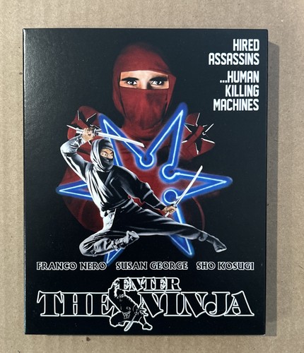 Enter the Ninja (Blu-ray, 1981) Cannon Films Kino Lorber Slipcover Golan Globus