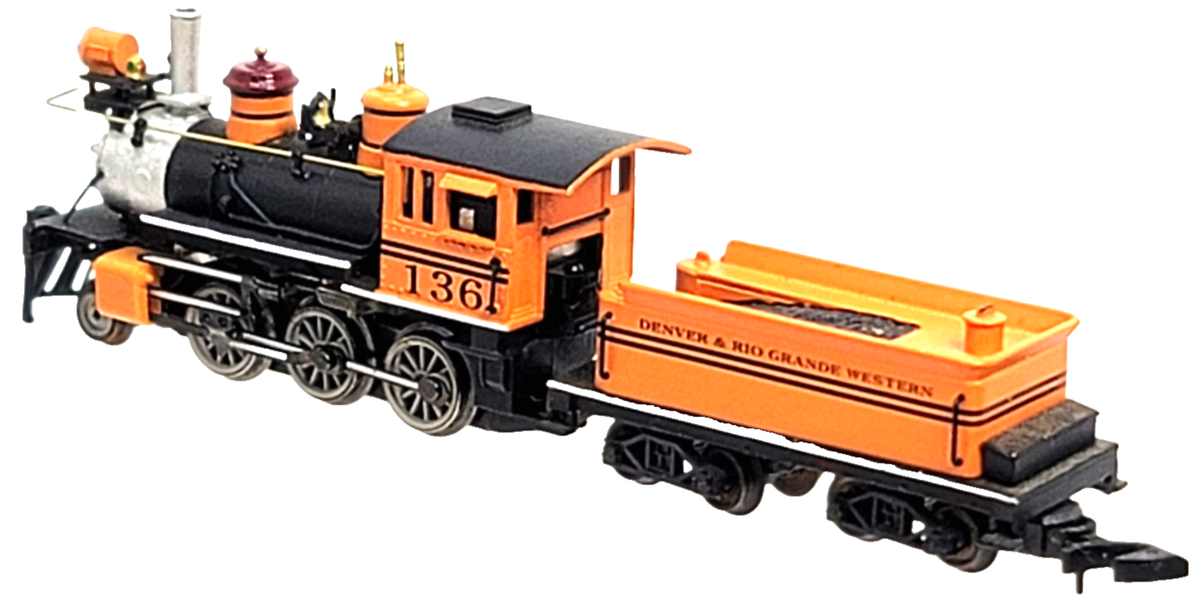 Z Marklin 88035 2-6-0 D&RGW Locomotive 5-pole #136 & Tender