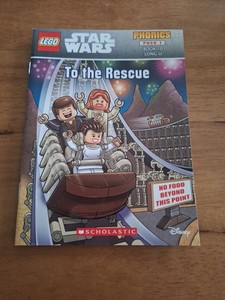 PACK 1 REPLACEMENT STAR WARS LEGO PHONICS BOOK 10 LONG U - TO THE RESCUE