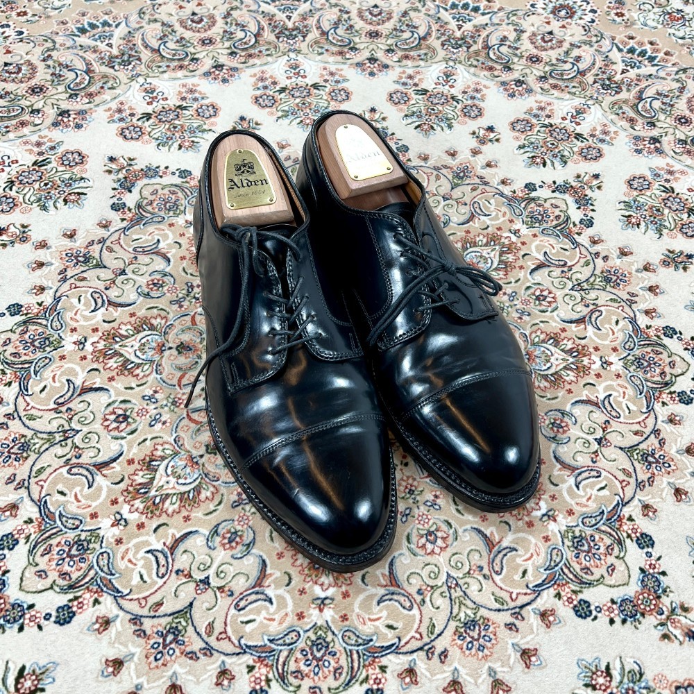 Alden 2161 Black Shell Cordovan Straight Tip Blucher