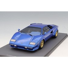 LAMBORGHINI - COUNTACH LP400S 1979 w/Case 1/18 BLUE MET.  by Schuco #18U00025