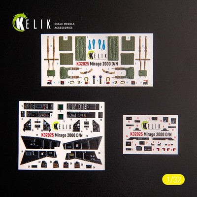 Dassault Mirage 2000DD/N 3D Decals (for Kitty Hawk / Zimimodel kit) 1:32 K32025