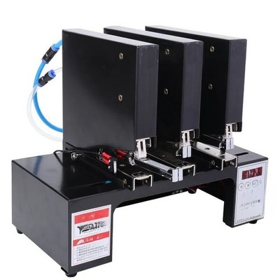 High-Speed Three-Head Pneumatic Sensor Plastic-Paper Box Binding Machine 