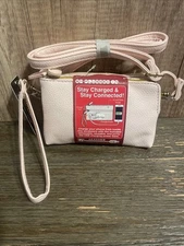 Stone Mountain Clutch/Wristlet w/IWalk Charger, Cord.