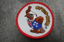 Captain Kooka Australia Woven Cloth Patch Badge (L56S)
