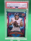 2024 Topps Resurgence - Rookies Bo Nix #125 Sky Blue & Pink Shock Refractor (RC)