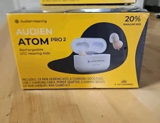 Audien ATOM PRO 2 Wireless Rechargeable OTC Hearing Aids New-d3