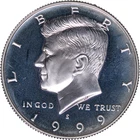 1999-S Silver Proof Kennedy Half Dollar ~ Uncirculated