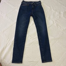 Old Navy High-Rise Rockstar Jeggings Girls Size 12 Blue Denim Jeans