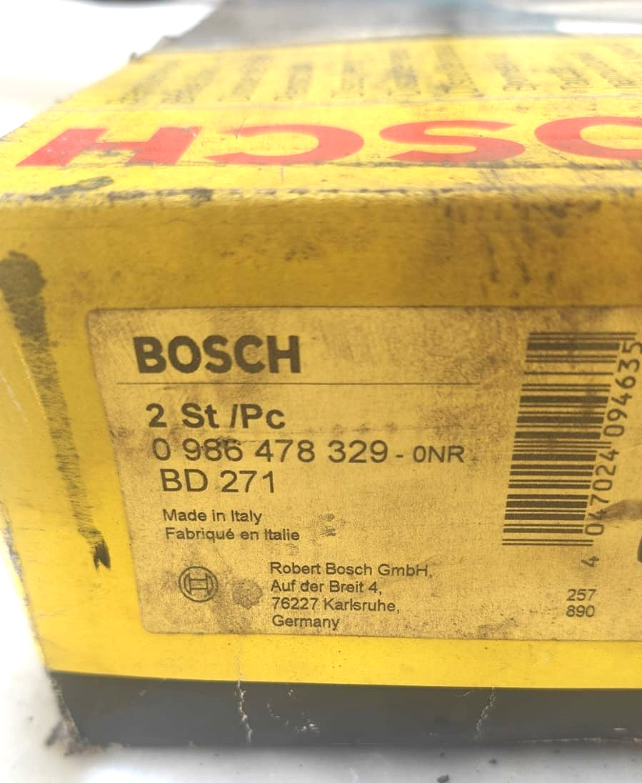 Disques de frein BOSCH ventilés anti-vibration et haute friction