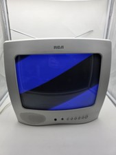 RCA 13  Color CRT TV E13344 Retro Gaming No Remote Vintage 2003 Tested
