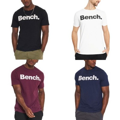 Bench Herren T-Shirt Leandro Punkte Kurzarm Rundhals Baumwolle Oberteil Tee