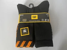 Brand New Mens CAT Caterpillar 6 pair Mid Weight Anti Order Boot Socks Size 8-12