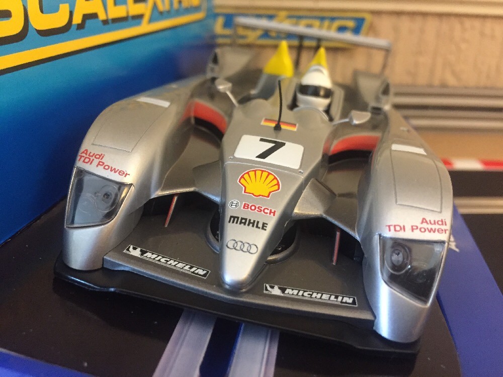 Scalextric Audi R10 TDI Power NO7 C2905 Rare Car in Mint Condition