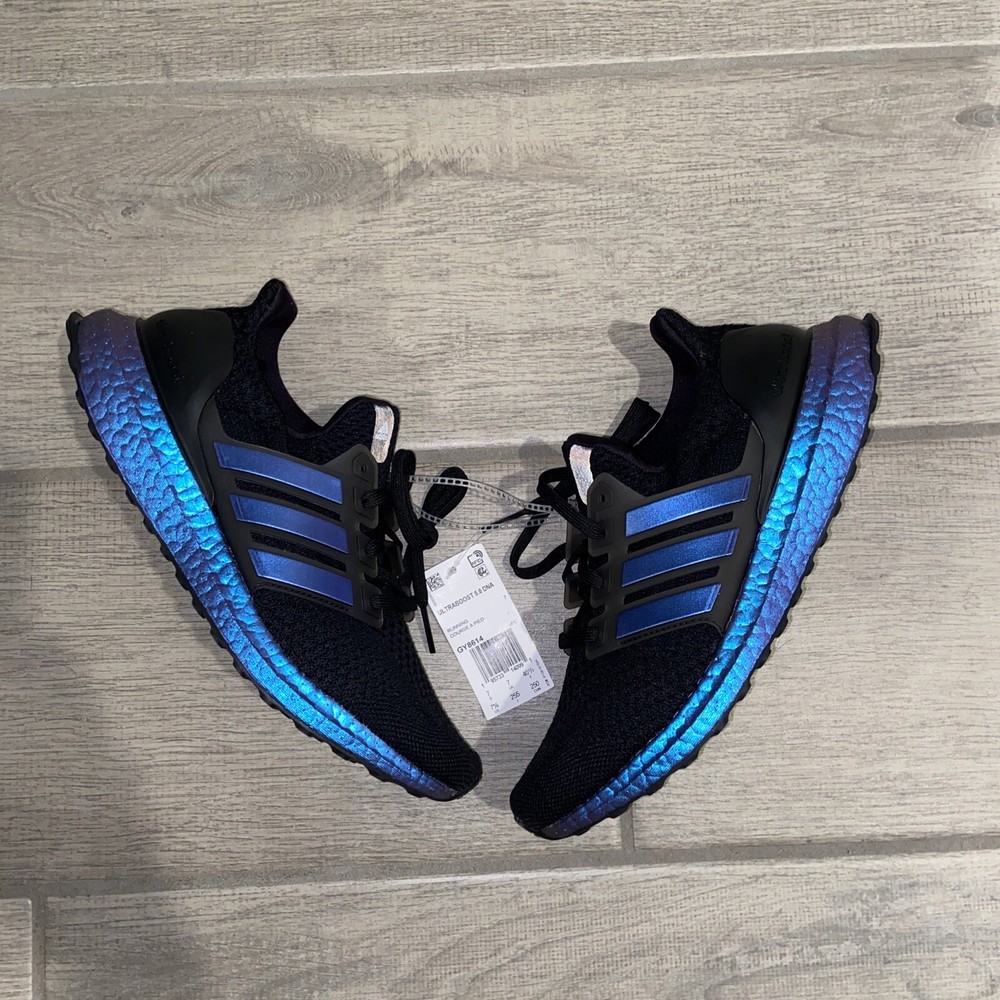 Adidas Mens Ultraboost 5.0 DNA Core Back Metallic Blue GY8614 Size 7.5 Purple