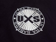 Ultrasabers Logo Black T-Shirt Men's S Ultra Sabers
