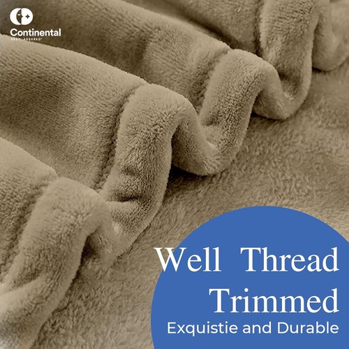Continental Bedding - Super Soft Flannel Fleece Throw Blanket - Picture 45 of 63
