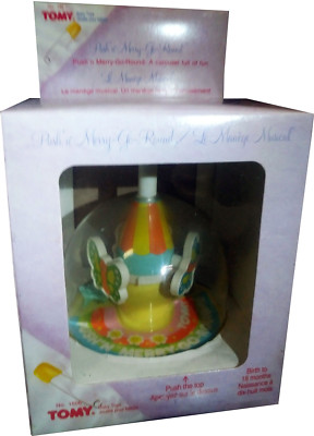 Tomy  Push'n  Merry-Go-Round Vintage 1986 Collectible, Mint In Sealed Box MISB!!