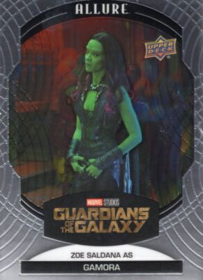 Marvel Allure Base Karte #36 Zoe Saldana als Gamora