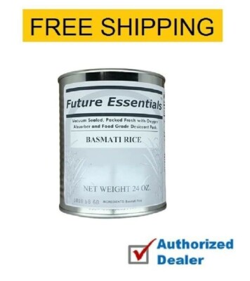 Future Essentials Canned Long Grain Basmati Rice Freeze Dried Emergency Food