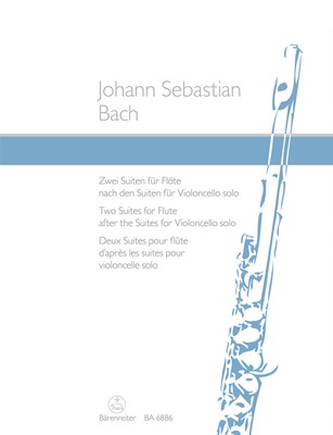 Johann Sebastian Bach | 2 Suites For Flute Based On The Cello Suites | Buch