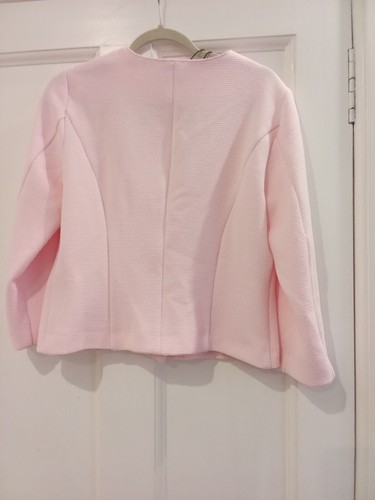 Marella Emme Jacket by Max Mara Women's Pink Size 14 Brand New With Tags - Picture 7 of 12