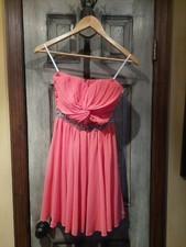City Studio Prom formal Homecoming dress size 1 Short Strapless Embellished