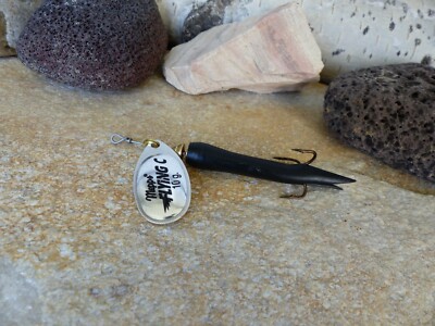 MEPPS FLYING C  IN SILBER / SCHWARZ ALLE GROESSEN ANGELN SPINNFISCHEN NEU