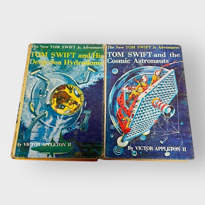 TOM SWIFT AND THE COSMIC ASTRONAUTS + DEEP SEA Hydrodome LOT OF 2
