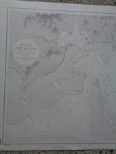 CARTE  MARINE / Port de Suva (Tomba Ko Suva)  îles Fidji - Viti Levu  SHOM 1983