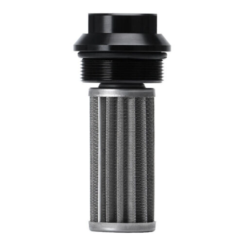 Universal Car Racing In-Line Fuel Filter AN6 AN8 Adapter 100 Micron Cleanable SS - Picture 8 of 12
