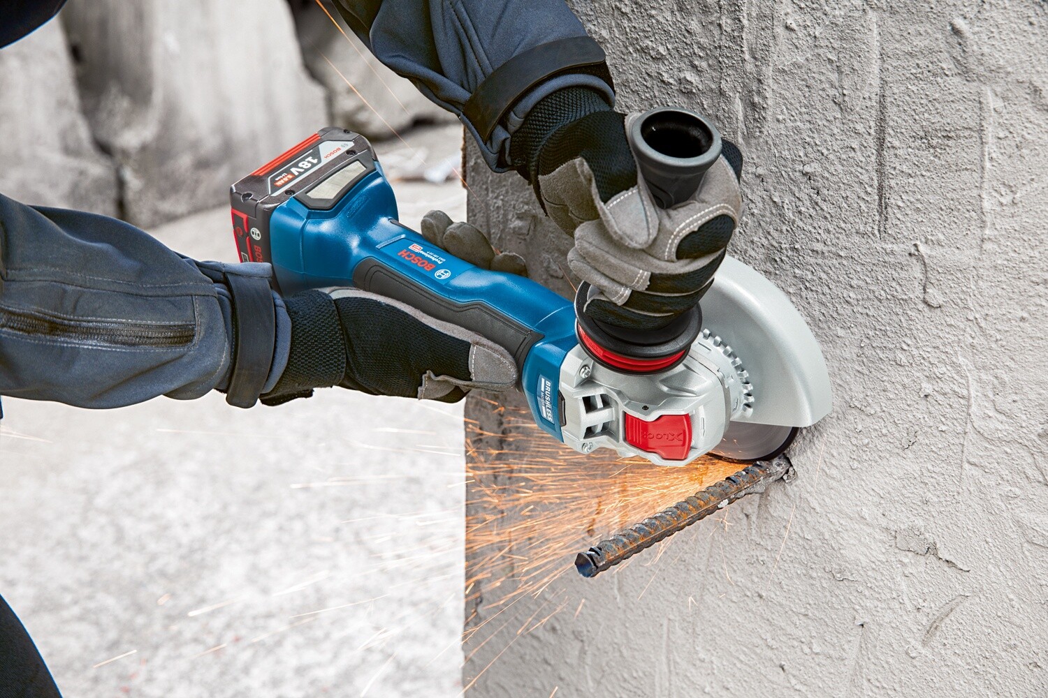 Bosch Akku Winkelschleifer GWX 18V-10 P, o. Akku u. Ladegerät (06019J4200)