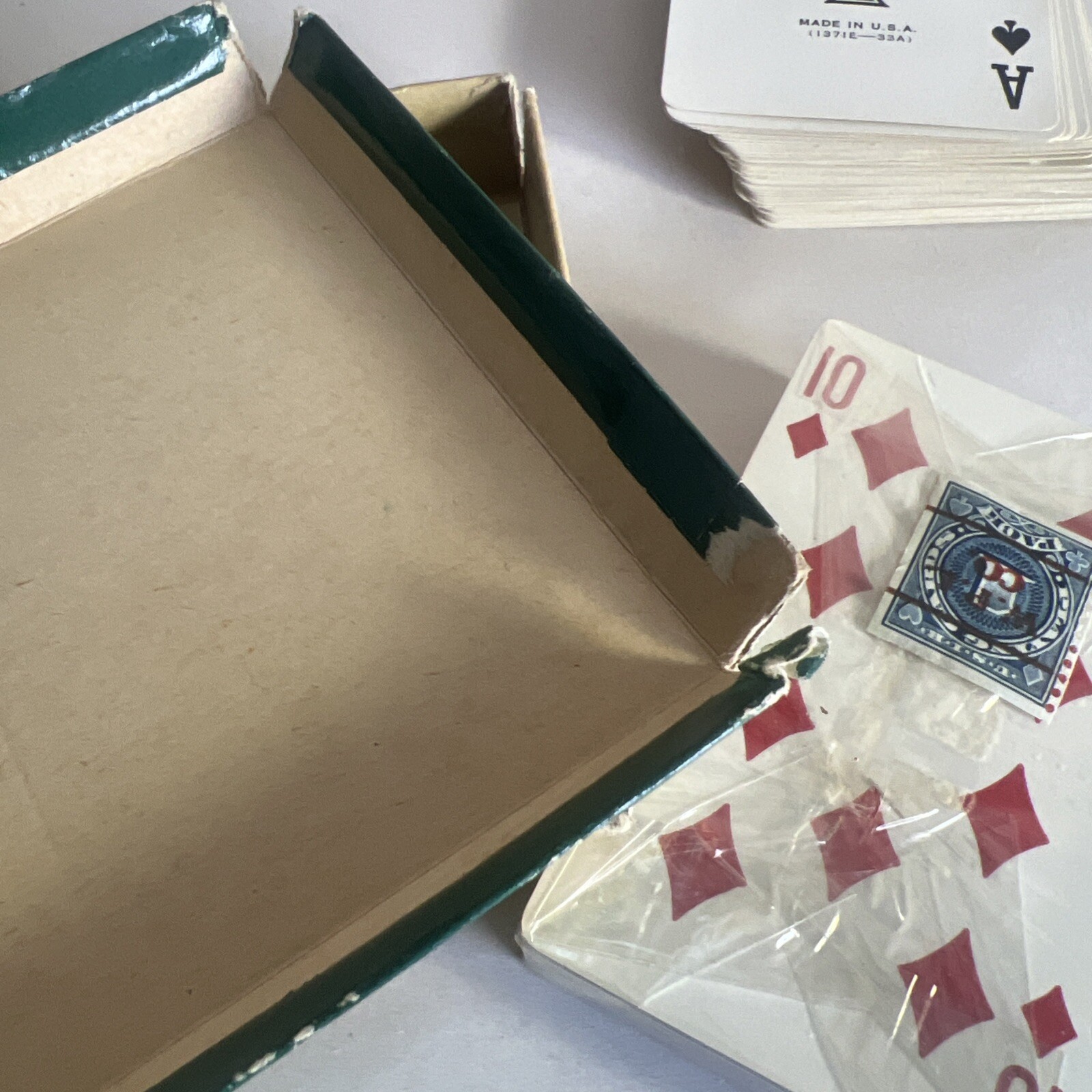 Vintage 86 Bicycle Canasta, Double Deck, The U. S. Playing Card Co. Yellow