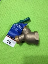 American Valve ¾” Brass No Kink Hose Bibb M76NK #135638 Female Threaded Inlet