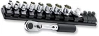 KoKen Z-EAL 1/4sq. Tool Set (With Socket Rale) 2285ZE 10-pc Set 72-Gear Japan