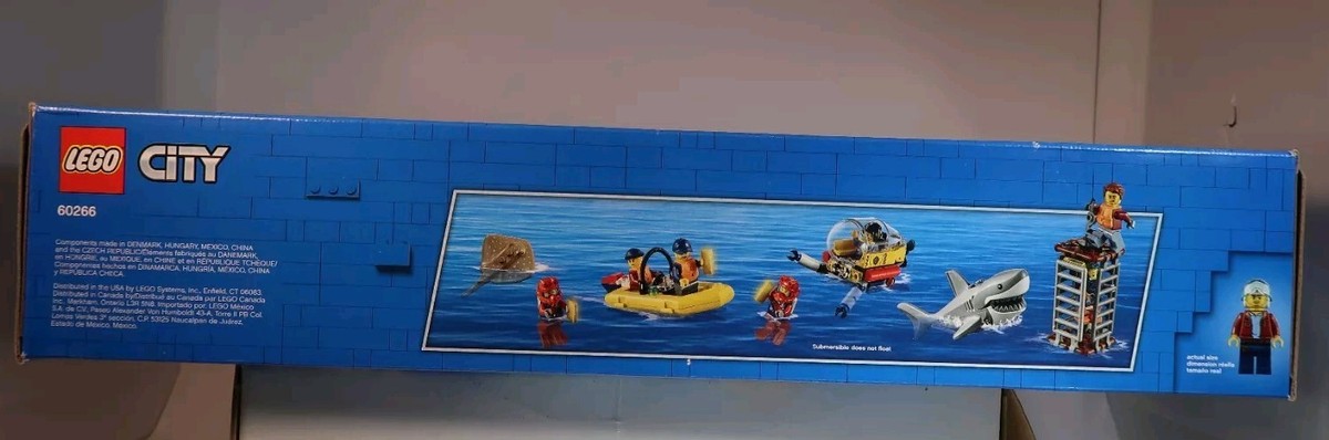 Lego CITY Ocean Expedition Ship #60266 745pcs Retired Sealed